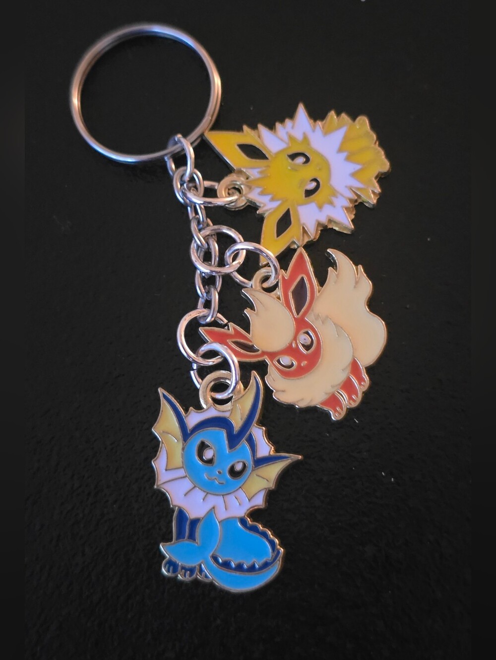 Pokemon Eeveelutions Charms Jolteon, Flareon & Vaporeon